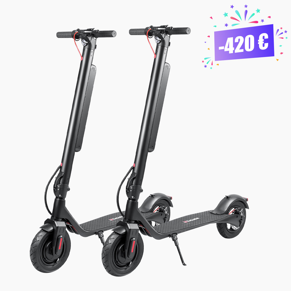 X7 Max Folding Electric Scooter Bundle